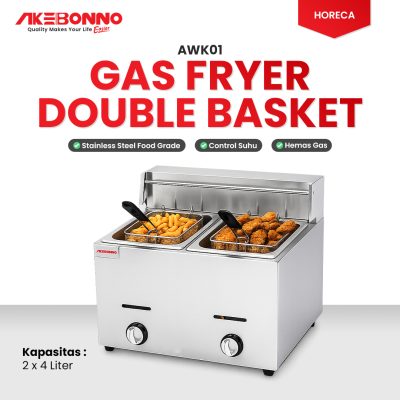 Gas Fryer (2 basket x 4 L)